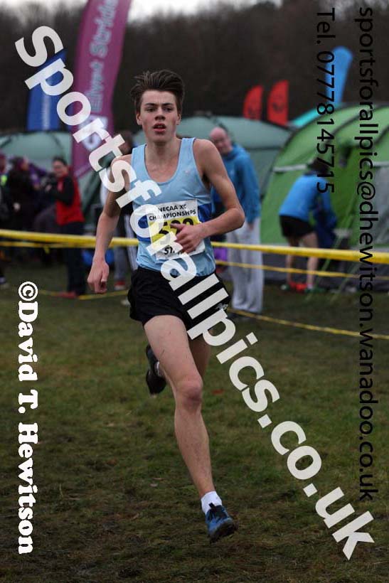 Mens under-17s North Eastern Cross Country, Aykley Heads, Durham. Photo: David T. Hewitson/Sports for All Pics